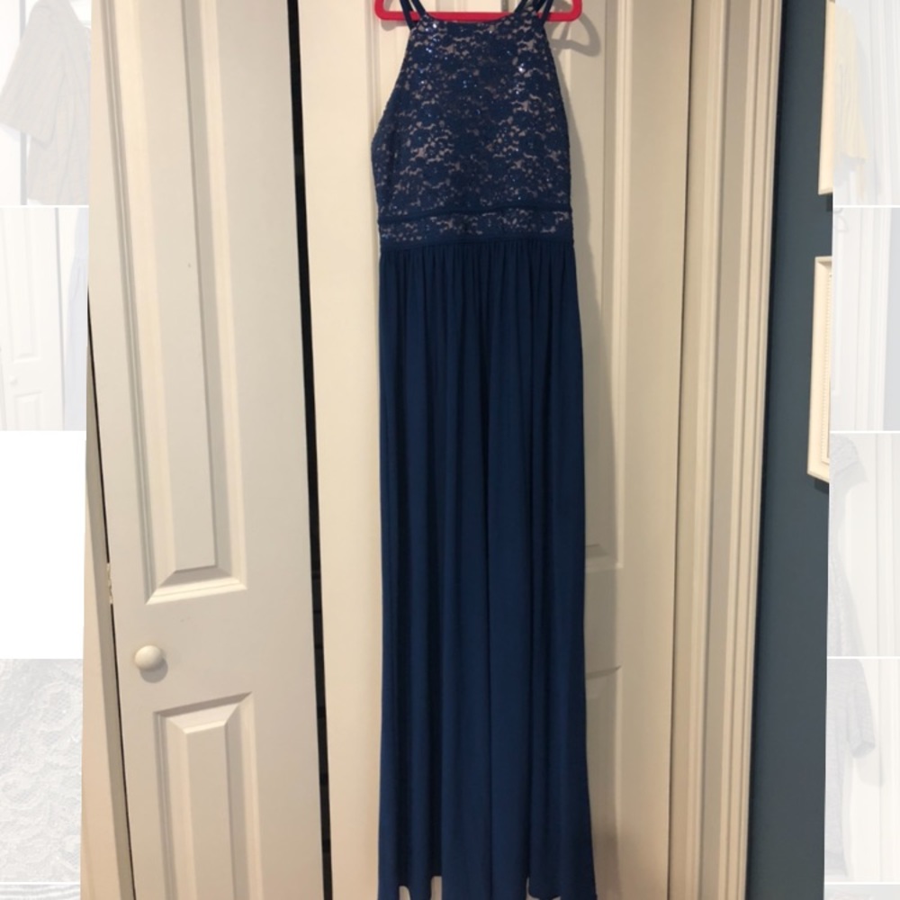 Formal blue dress